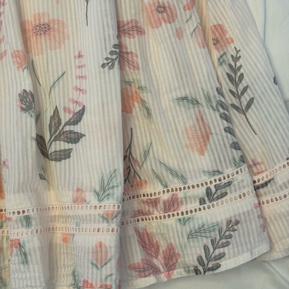 Joie Flutter Flower Print Dress 3T - Picture 3 of 6